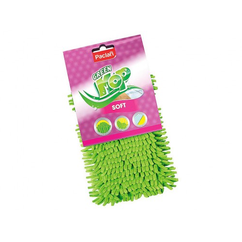 Paclan green mop lapos felmosó fej - soft