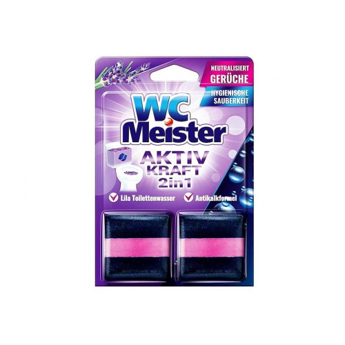 WC Meister wc tartálytabletta twinpack - lavender 100g