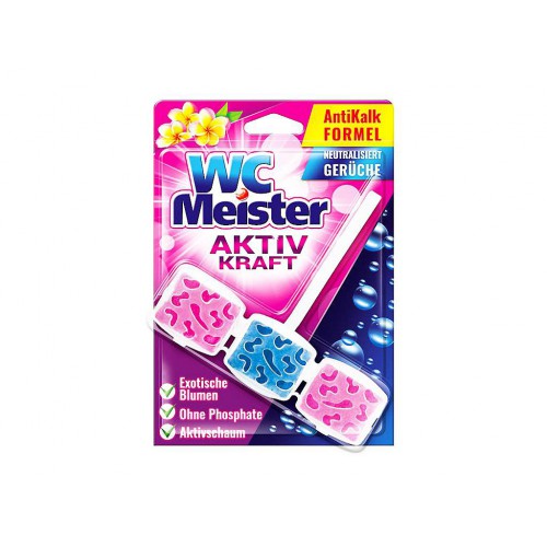 WC Meister wc illatosító tisztító block - Exotic Flowers 45g