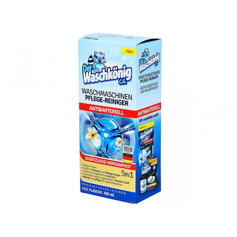 Der Waschkönig Antibakteriális tisztítófolyadék mosógéphez 250 ml